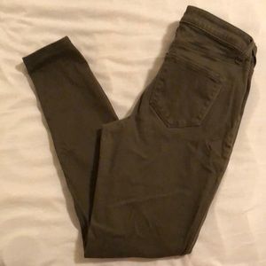 Olive Green Rockstar Skinny Jeans from Old Navy